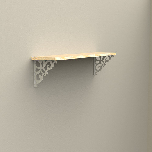 Ménsulas X2 Para Estante Soporte 20x20cm 1
