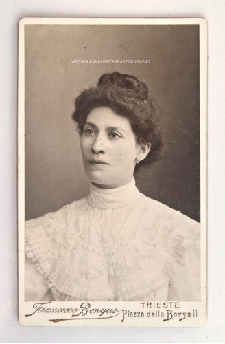 Fotografia Visit Portrait Francesco Benque Trieste 1900 Piaz 0