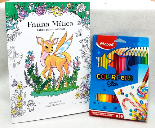 Combo Libro Para Coloreas + Lapices 1
