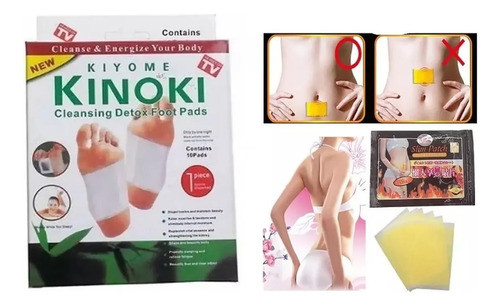 Kit Adelgazante  Kinoki + Parches 30 Dias Desintoxicantes 0