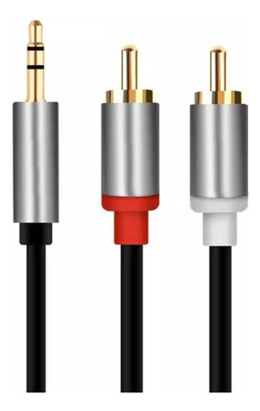 Cable Mini Plug Stereo A 2 Rca 5metros Premium Puresonic. 0