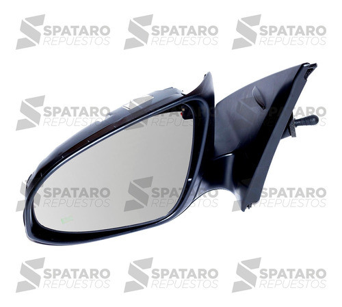 Espejo Toyota Etios 2013-2014 Izquierdo Sin Carcaza Manual S 0