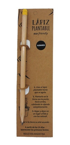 Lápiz Plantable Con Blister C/envio X80 0