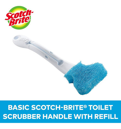 Scotch-brite Basic Fregadora De Inodoro Desechable, 1 Asa, 1 1