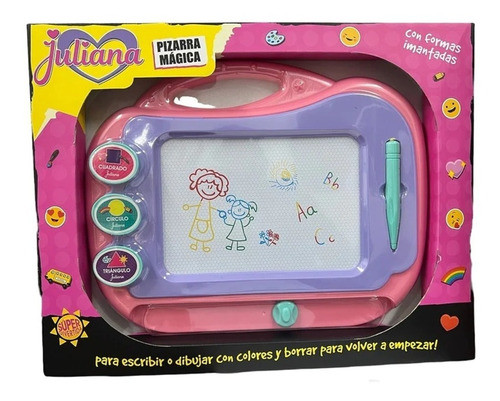 Pizarra Magica Juliana Con Formas Imantadas 0