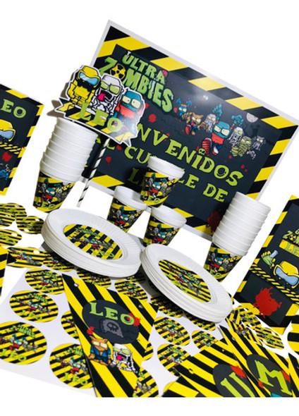 Cotillón Infantil Personalizado X 20 Zombies Inf 0