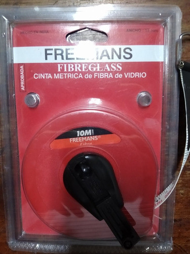 Cinta Metrica de 10 Mts. de Fibra De Vidrio Freemans Fb10 1