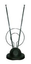 Antena Tv Clasica Con Base 1