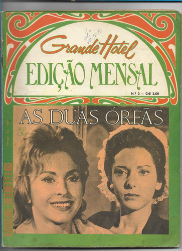 Revista Grande Hotel Edição Mensal N. 02 Fotonovela Ano 1970 0
