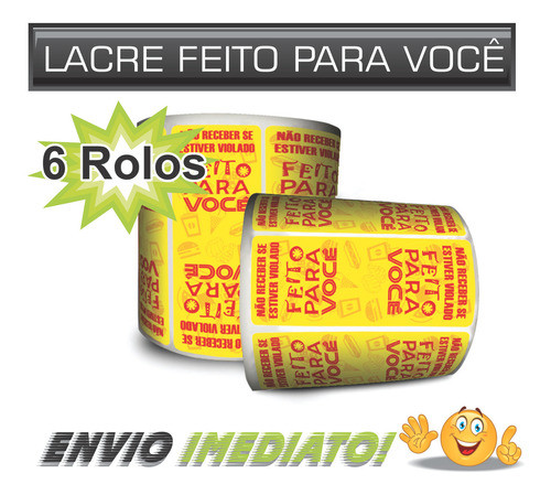 6000 Etiqueta Lacre De Segurança Alimentos Delivery Ifood 1