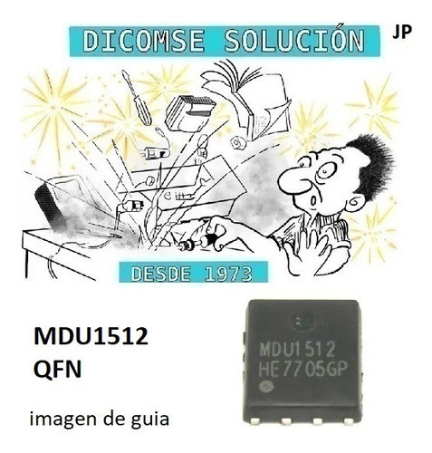 Circuito Integrado Mdu1512 Qfn Mdu 1512 0