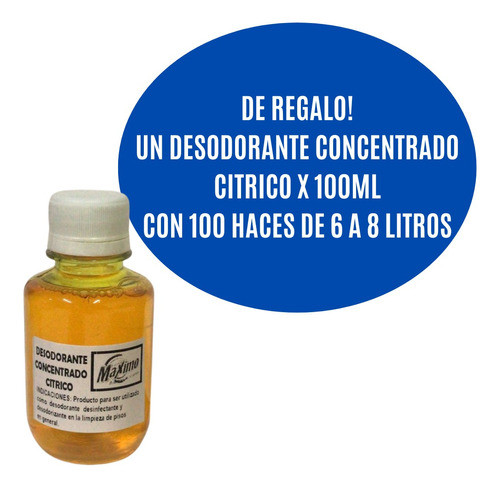 Polvo Para Hacer 100 Litros Lavandina 1kg + Regalo Desodoran 1