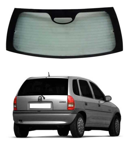 Vidro Vigia Chevrolet Corsa Wagon 1994 A 2002 Tritemp 0