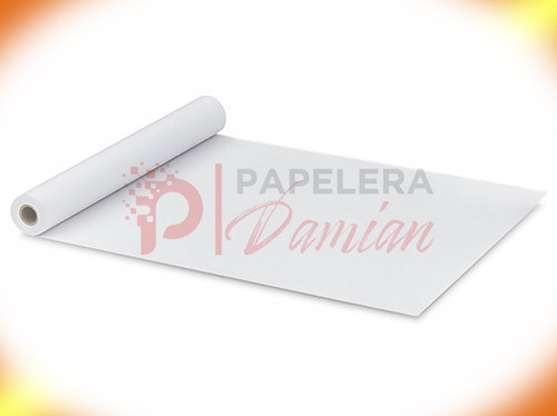 Papel Blanco O Sulfito Bobina O Rollo De 1.60mt 1