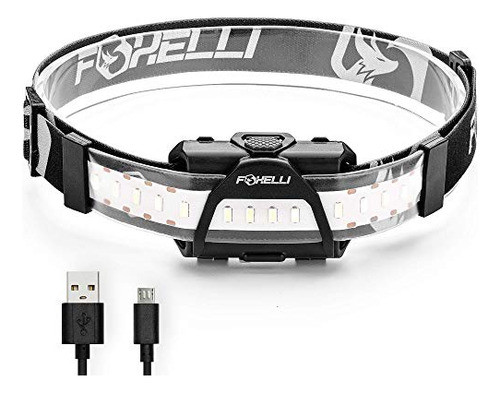 Linterna Frontal De Haz Ancho Foxelli - Lámpara Frontal Reca 0