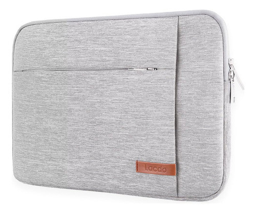 Funda Impermeable De 13 Para Laptop Marca Lacdo. Color Gris 0