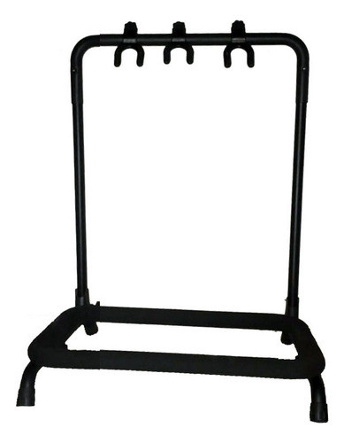 Soporte Exhibidor Para 3 Guitarras Metal Con Ruedas Gsg-x3 0