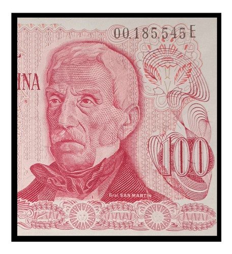 Argentina 100 Pesos Ley 1978 E Exc Bot 2410a Fil B 0