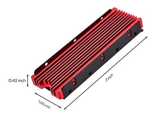 Disipador De Calor M.2 2280 Ssd, Pcie Nvme O Sata Disipador 1