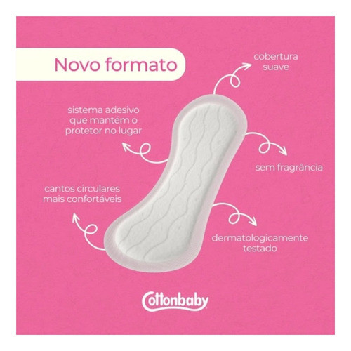 80 Protetores Diários S/perfume S/abas Suave Aloe Vera 1