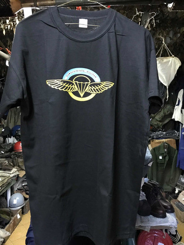Remera Estampado Paracaidista Militar 1
