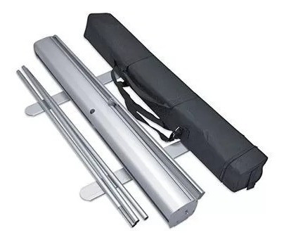 Porta Banner Roll Up Aluminio 85 X 200 Cm 1