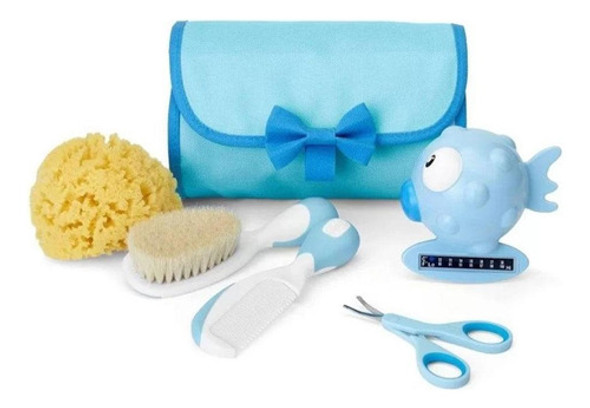 Kit Higiene Azul - Chico Com Escova Massageadora De Gengiva 1