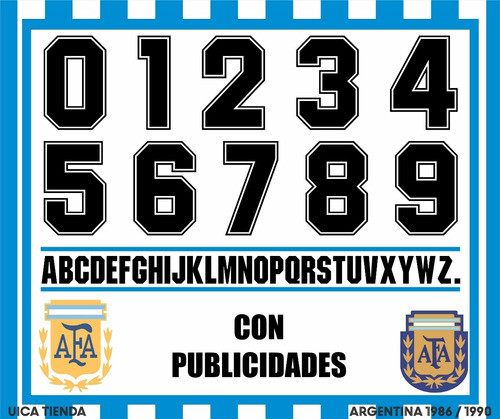 Vectores, Numeros. Compatible Con Argentina 1986/1990 1