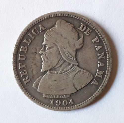Panama 1904 10 Centésimos De Balboa Monda Plata .900 Km#3 1