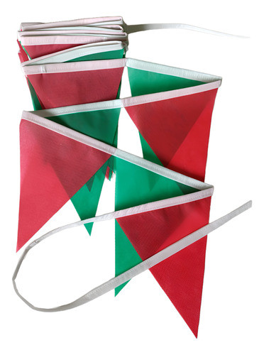 Banderines Navideños En Friselina 80grx10m Fiestas Eventos 0