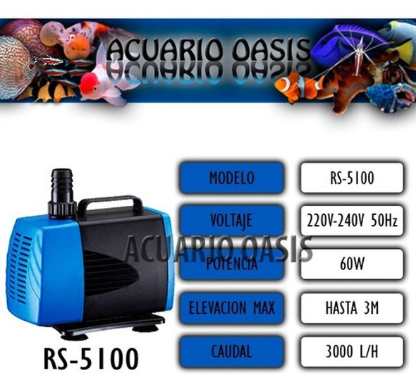 Bomba Electrical Rs-5100 3000l/h 3m - Envíos A Todo El Pais 1