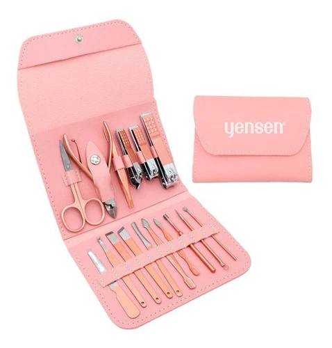 Kit Manicura 16 Piezas + Crema Manos Delicadas Tersas Sanas 1