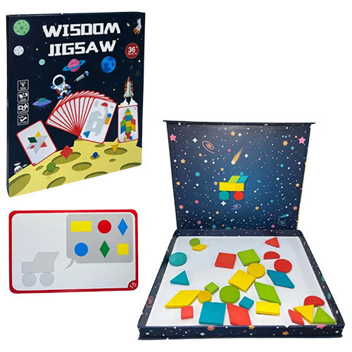 Puzzle Rompecabeza Tangram Geométrico Del Espacio Ub 0