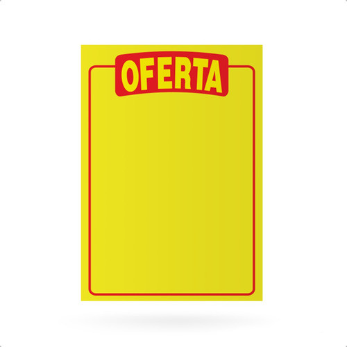 Cartaz De Oferta / Promoções Grande 30x42 A3 (100 Un.) 0