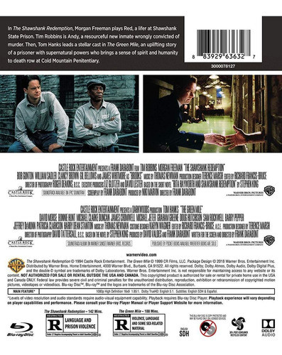 Blu-ray Sueños De Libertad + Milagros Inesperados / 2 Films 1