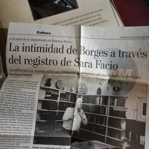 La Intimidad De Borges A Traves Del Registro De Sara Facio 0