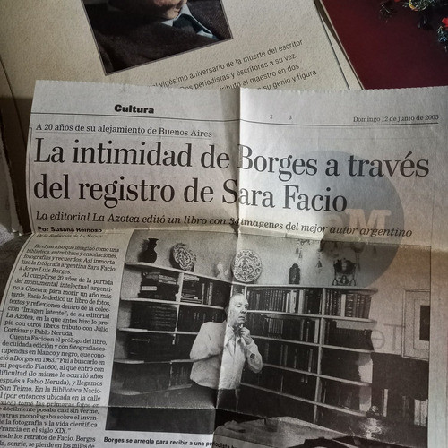 La Intimidad De Borges A Traves Del Registro De Sara Facio 1