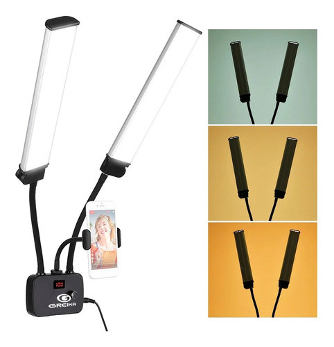 Iluminação Double Arms Leds P/ Micro Tatoo Cílios Cabelo 0