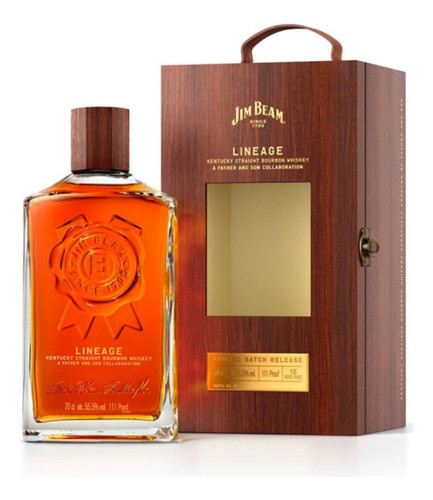 Whisky Jim Beam Lineage 15 Años De Añejamiento 0