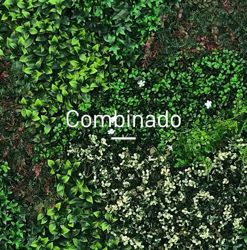 Jardin Vertical Artificial Muro Verde Combinado M2 1