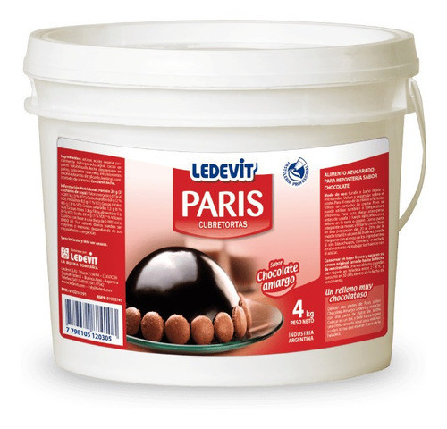 Crema Paris Ledevit, Balde X 4 Kilos Descuento Retiro Local 0