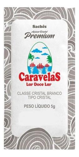 Kit 3 Caixas Açúcar Caravelas Hotel Restaurante 5g - 3000 Un 1