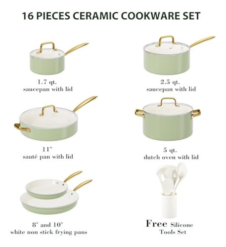 Voniki - Juego De Ollas Y Sartenes Antiadherentes, 1