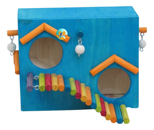 Toca Divertida Para Hamster (azul) - My Pet Feliz 0