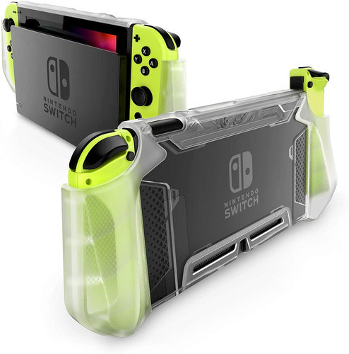 Funda Agarre Cómodo Para Nintendo Switch Transparente 0