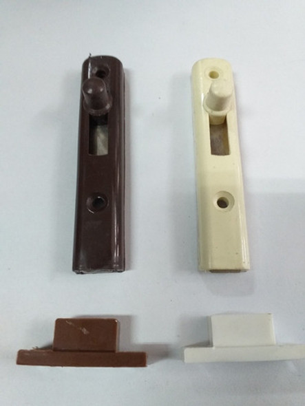 Pasador Plástico Aplicar De 70 M/m Con Puente Tope Blanco 1