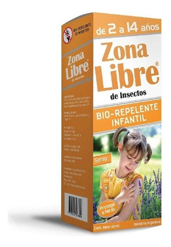Zona Libre De Insectos Bio Repelente Infantil 2-14 Años 0