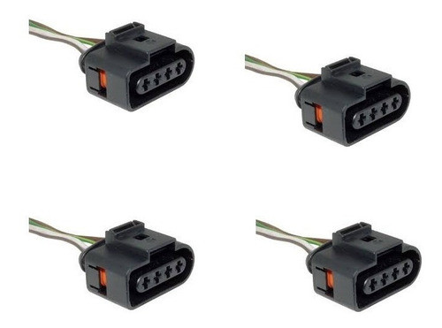 04 Conector Chicote Plug Bobina Jetta Passat Tiguan Touareg 0