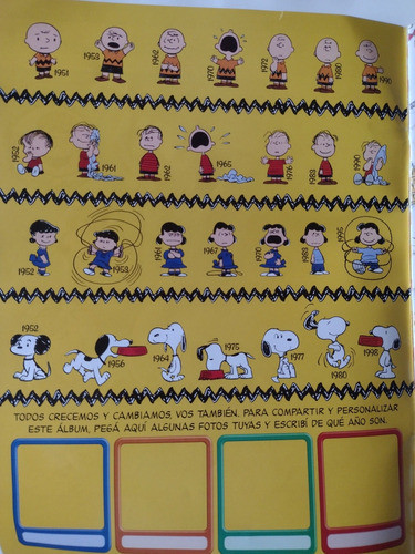 Álbum Más 15 Sobres De Figuritas De Snoopy 1
