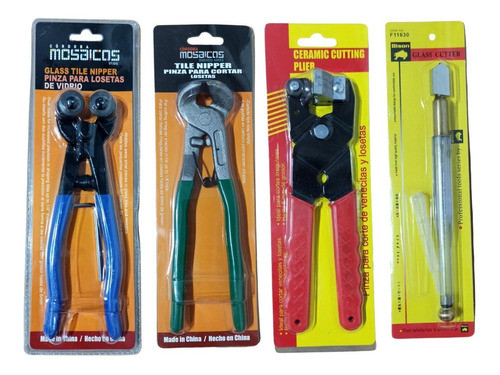 Combo 4 Herramientas Mosaiquismo Pinzas - Envio Gratis - 0